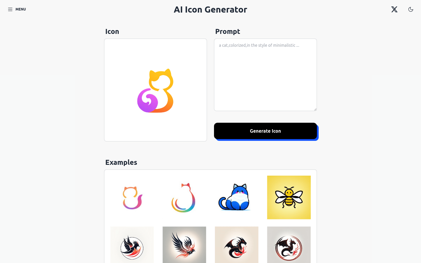 AI Icon Generator:AI驅動的圖示自動生成工具 —AI產品&服務