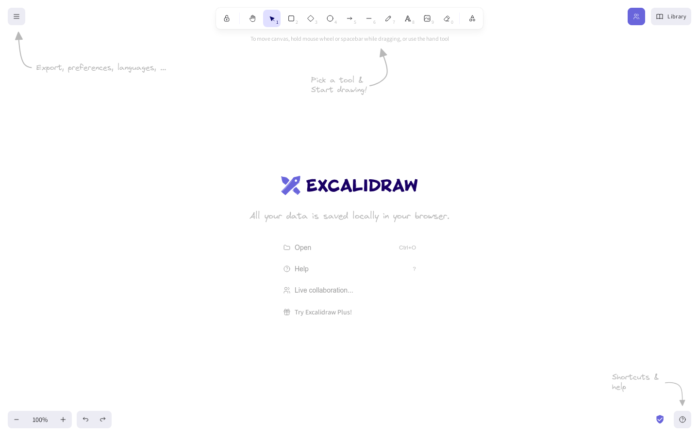 Excalidraw：簡單易用的協作白板工具 —AI產品&服務