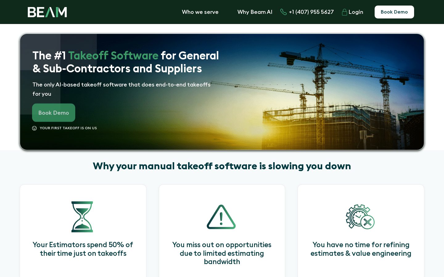 Beam AI Takeoff Software AI Beam ai takeoff software ai