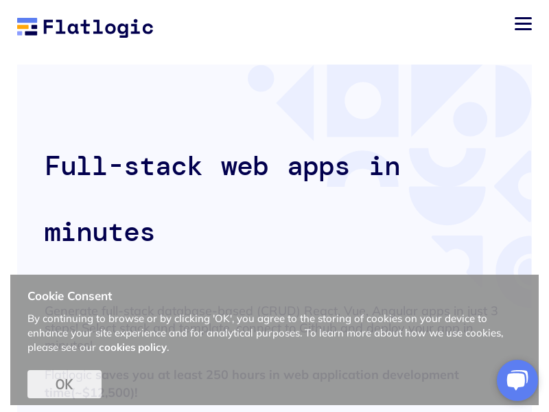 Flatlogic：建立React、Angular和Vue全棧Web應用的最佳方式 —AI產品&服務