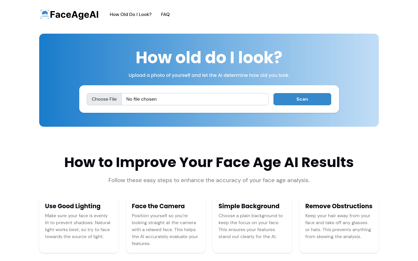 Face Age AI